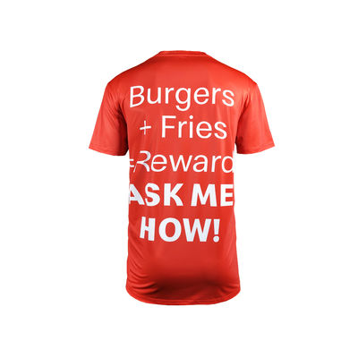 Breathable Performance Workwear Uniform for Cleaning in American Fast Food Restaurants