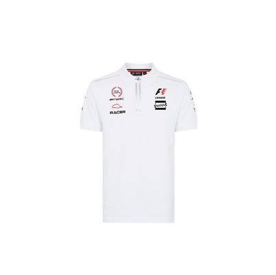 Custom Logo Printed Plus Size Men's Pullover Racing Sport Polo Shirts at Affordable Prices