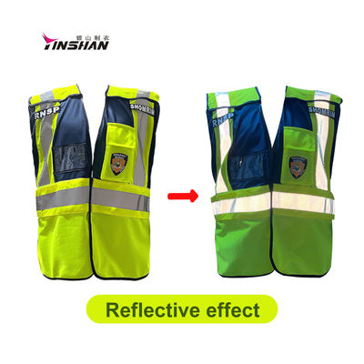 High Visibility Motorcycle Reflective Vest Safe Working Clothes for Road Construction