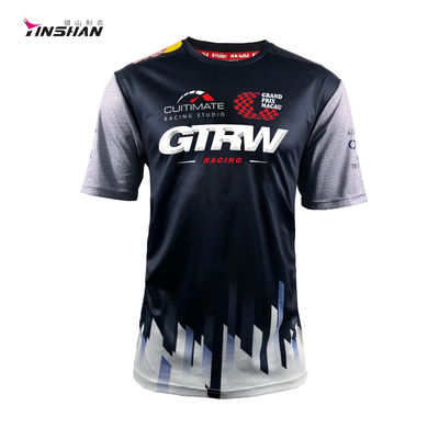 Custom Logo Tshirts Sustainable Team Racing Men Shirts for Sportswear Enthusiasts