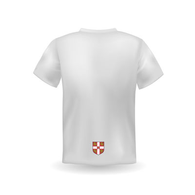 Breathable Fabric University and Promotion T-Shirt with Custom Logo and Short Sleeve