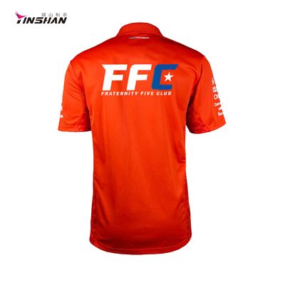 Cotton/Polyester Fabric Custom Logo Polo Shirt Essential for Motorcycle Teamwear Needs