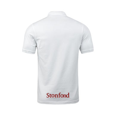 Short Sleeve Casual Style University Logo Polo for Breathable and Quick Dry