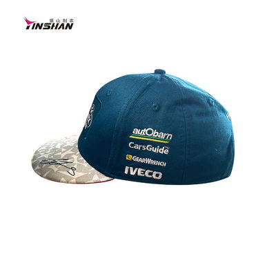 Custom 3D Embroidery Racing Hat Baseball Cap for Sports Applicable Scene 58cm