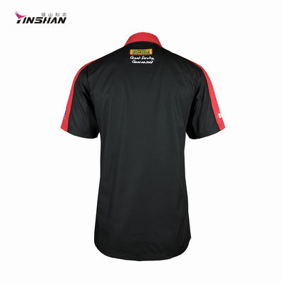 Polyester Men's Casual Polo Shirt Custom Logo Design for Team Sports and Performance