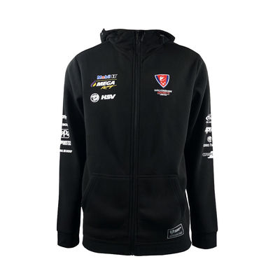 Regular Sleeve Style Printed Full Zipper Sportswear for Moto cycle F1 Racing Hoodies