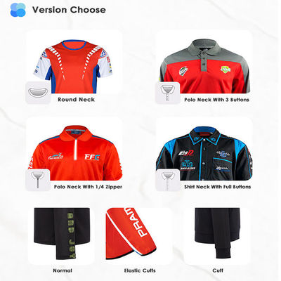 Regular Sleeve Style Printed Full Zipper Sportswear for Moto cycle F1 Racing Hoodies