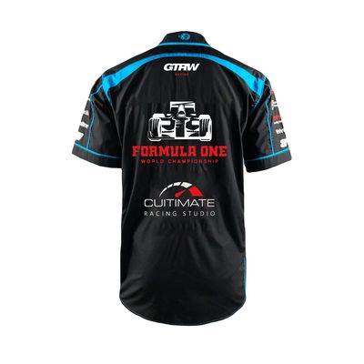 Customized Printing Methods QUICK DRY Racing Motorcycles Short Sleeve Shirt for Sports
