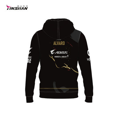 Fashion Embroidered Sports Hoodies Manufacture with Wicking Breathable Characteristic
