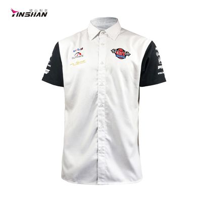 Customized Cotton/Spandex Mesh Racing Shirt Cotton/Spandex Mesh Material