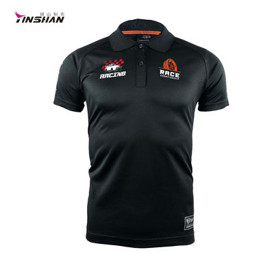 Unisex Customized Polo Shirt with Wicking and Breathable Function and Moto Logo Design