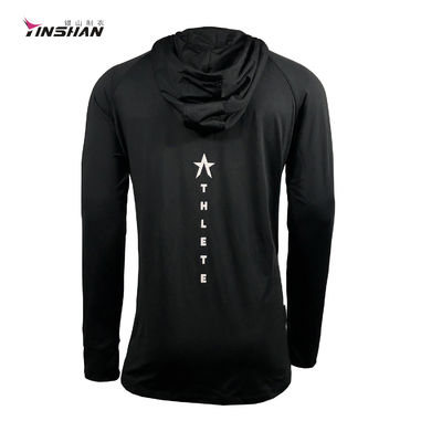 Custom Designs Black Polyester Running Sports Hoodie With Logo Printing 100% F1 Clothes