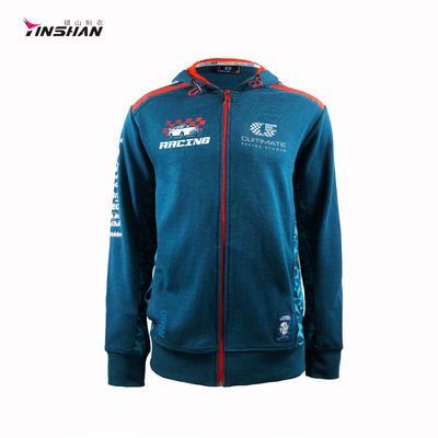Motorcycle Auto Racing F1 Racing Jacket Custom Logo Print 100% Cotton Motocross Jersey