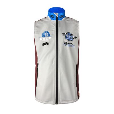 Custom Team Uniform Training Man Coats Workout Mens Gym Sports Waterproof Vest with Zipper
