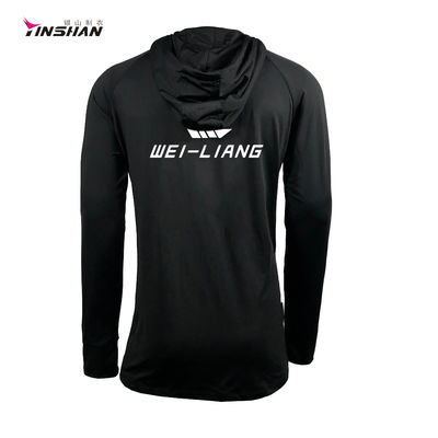 Autumn Custom Polyester Spandex Men Sports Fitness Running Long-Sleeves Shirt Training