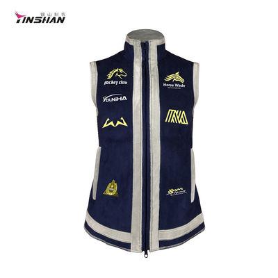 Customized Embroidered Poly Cotton Training Team Vest with Wicking Breathable Design