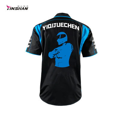 29. Custom Pattern Design for Sportswear Casual Racing Shirts F1 Car Racing Crew