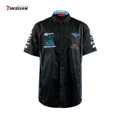 29. Custom Pattern Design for Sportswear Casual Racing Shirts F1 Car Racing Crew