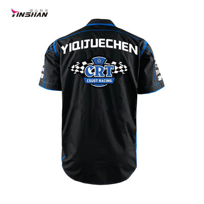 29. Custom Pattern Design for Sportswear Casual Racing Shirts F1 Car Racing Crew
