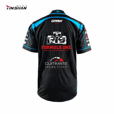 29. Custom Pattern Design for Sportswear Casual Racing Shirts F1 Car Racing Crew