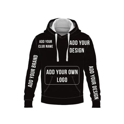 Custom Sportswear Sublimation Print E-Sports Gaming Hoodie with Custom Logo Embroidery