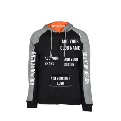 Custom Logo Sports Hoodie Soft Sports Hoodie Polyester Men's Pullover Racing Pit Crew