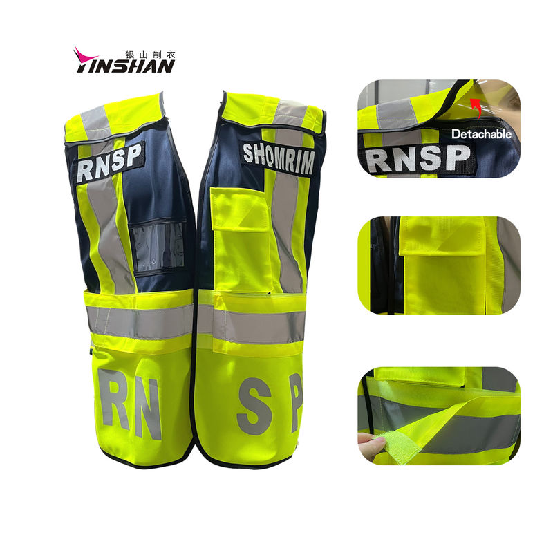 Ready-made Apparel Direct Injection Heat-Transfer Printing Engineer Warning Vest