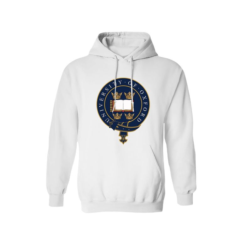 Custom Logo Printing on White University Hoodie for Sports Area Team Spirit Uniforms