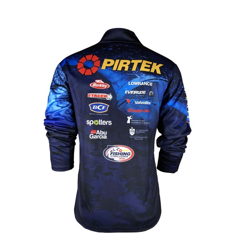 Custom Printed Short Sleeve Blue With Pattern Dirt Bike Off Road Motocross Racing T Shirts