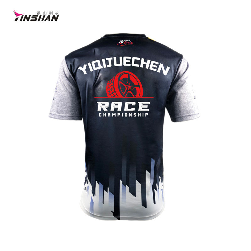 Custom Logo Knitted Fabric Men's Sports T-shirt for Comfortable Workout Sessions
