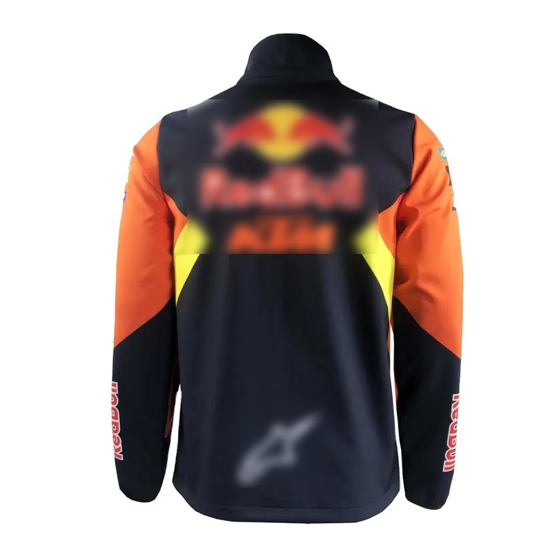 Custom Logo Print 100% Polyester Motorcycle and F1 Racing Jacket for Automated Cutting